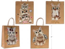 SAC CADEAU PETIT - DESIGN CHATS ASST